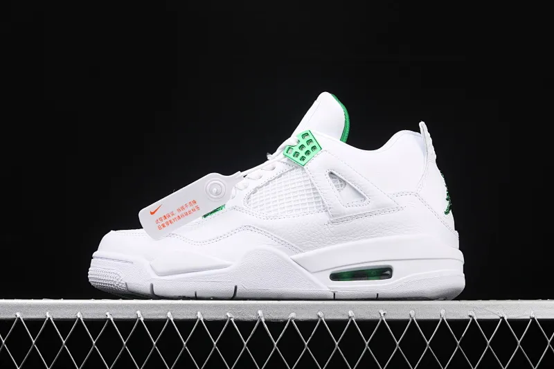 All categories Air Jordan Jordan series basketball shoes Air Jordan 4 Air Jordan 4 "Pine Green" AJ4 Joe 4 white and green CT8527-113